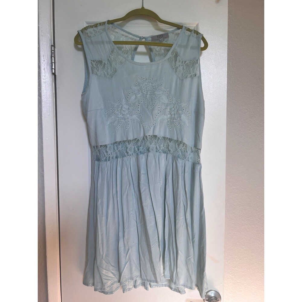 Lola Skye London Pale Blue Lacey Dress Size UK 16 (US 12) Brand New